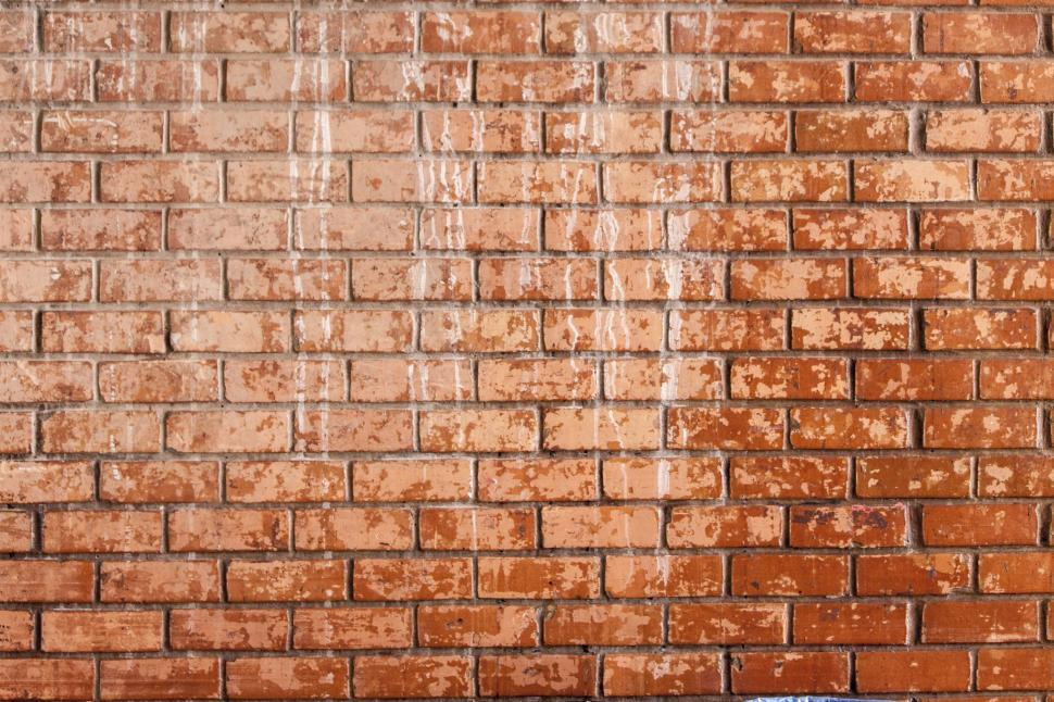 Free Image of Dirty brick wall 