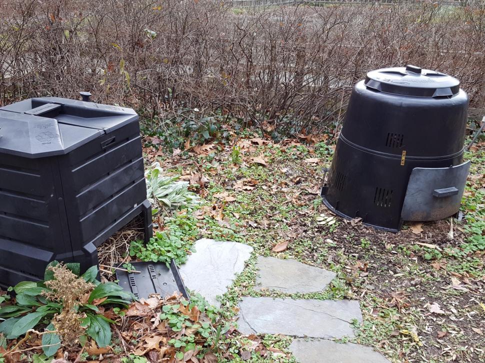 Free Image of Two Compost Bins 