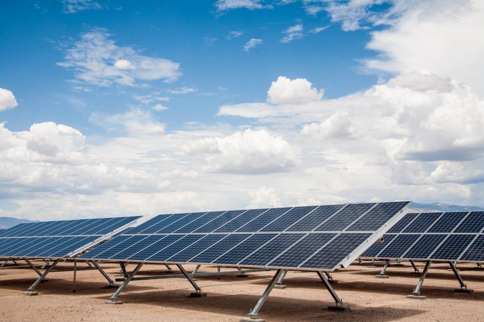 Free Image of Solar Power Array 