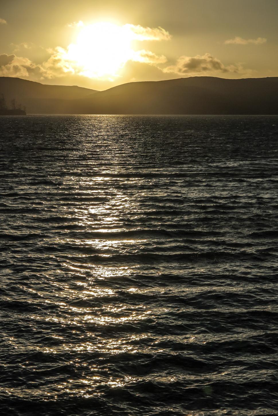 Free Image of Looking into the sunset 