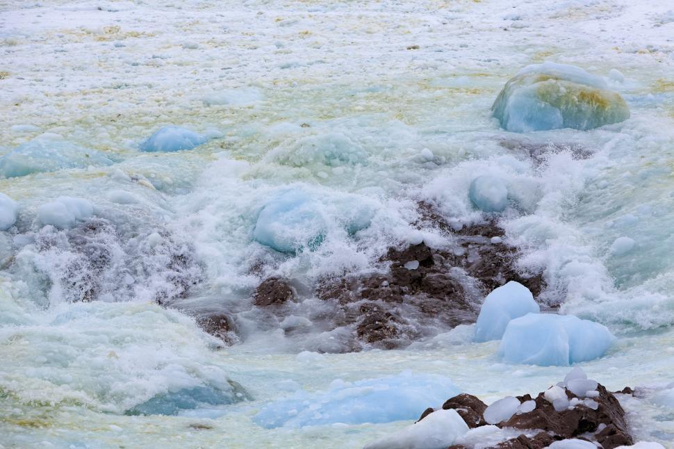 Free Image of Flowing Ice 