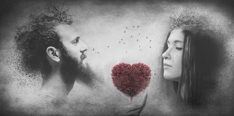 Free Image of Man and Woman Facing Each Other 