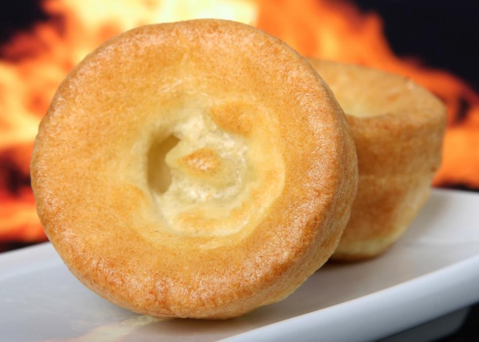 Free Image of Two Doughnuts on White Plate 