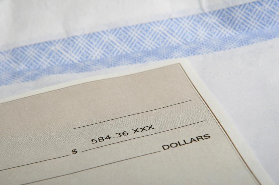 Free Image of Close Up of a Receipt on a Table 