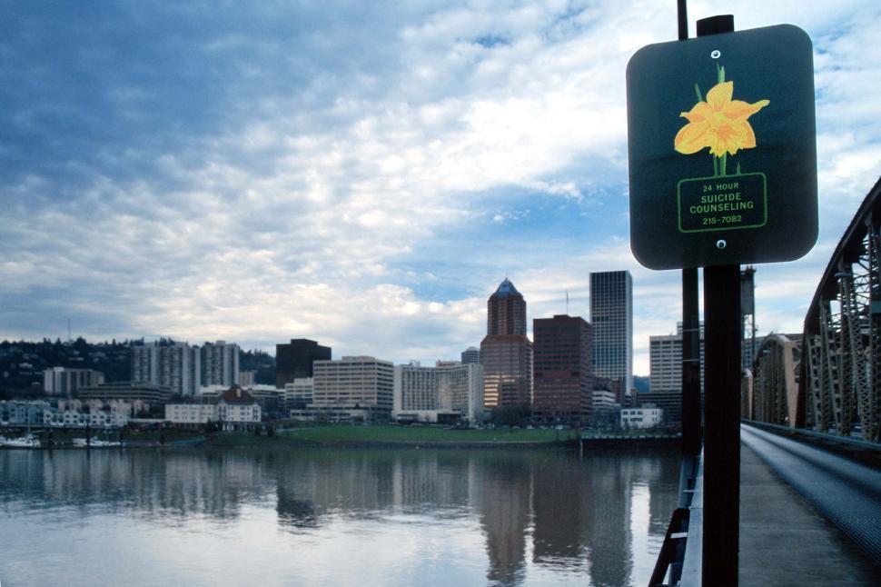 Free Image of Suicide counseling sign 