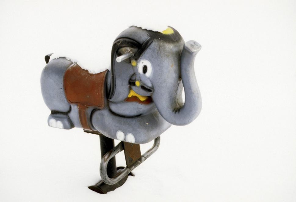 Free Image of Elephant ride toy 
