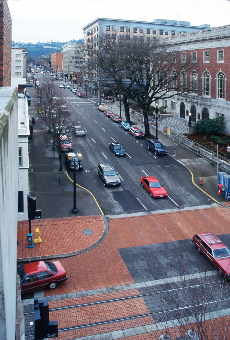 Free Image of Street in Portland Oregon 
