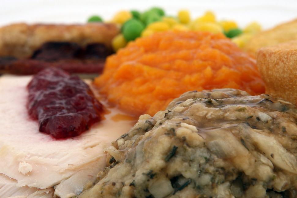 Free Image of Close Up of a Plate of Food With Meat 