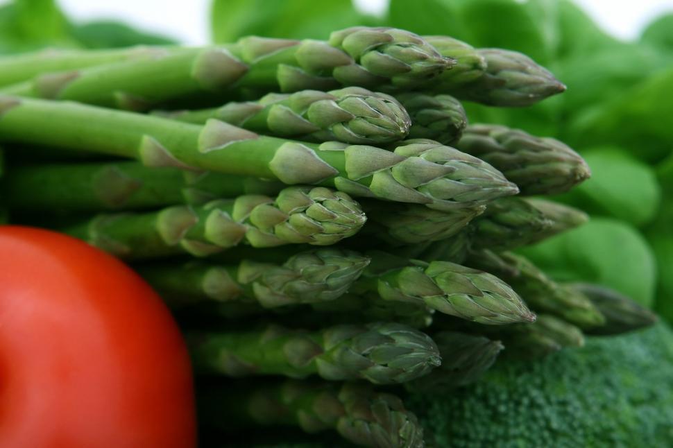 Free Image of Green and Red Vegetables Piled Together 