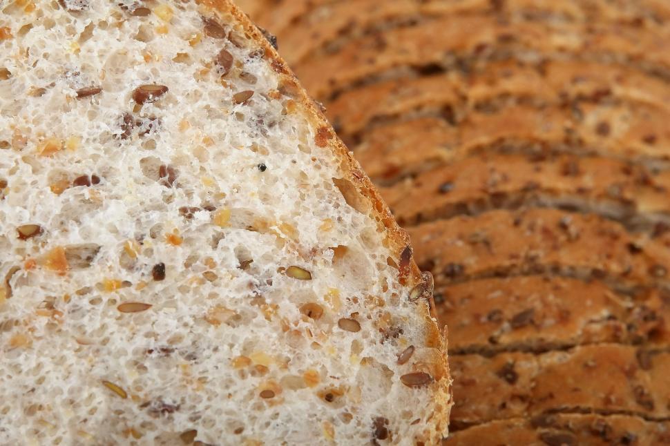 Free Image of Close Up of a Piece of Bread 