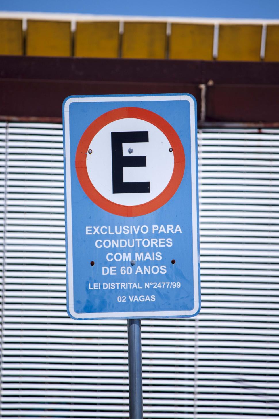 Free Image of Senior citizen parking only 