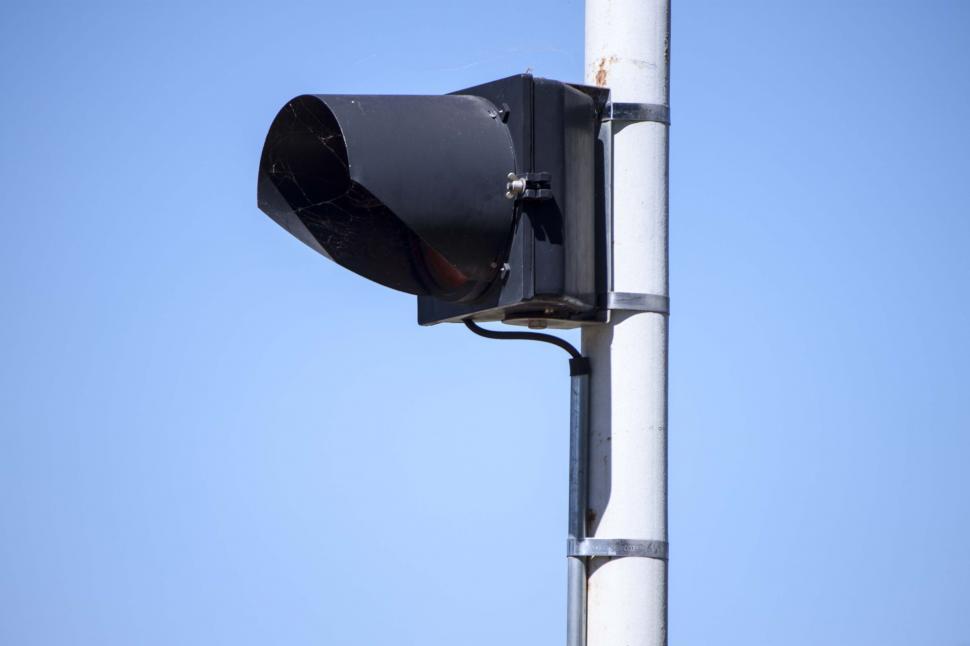 Free Image of Crosswalk warning light 