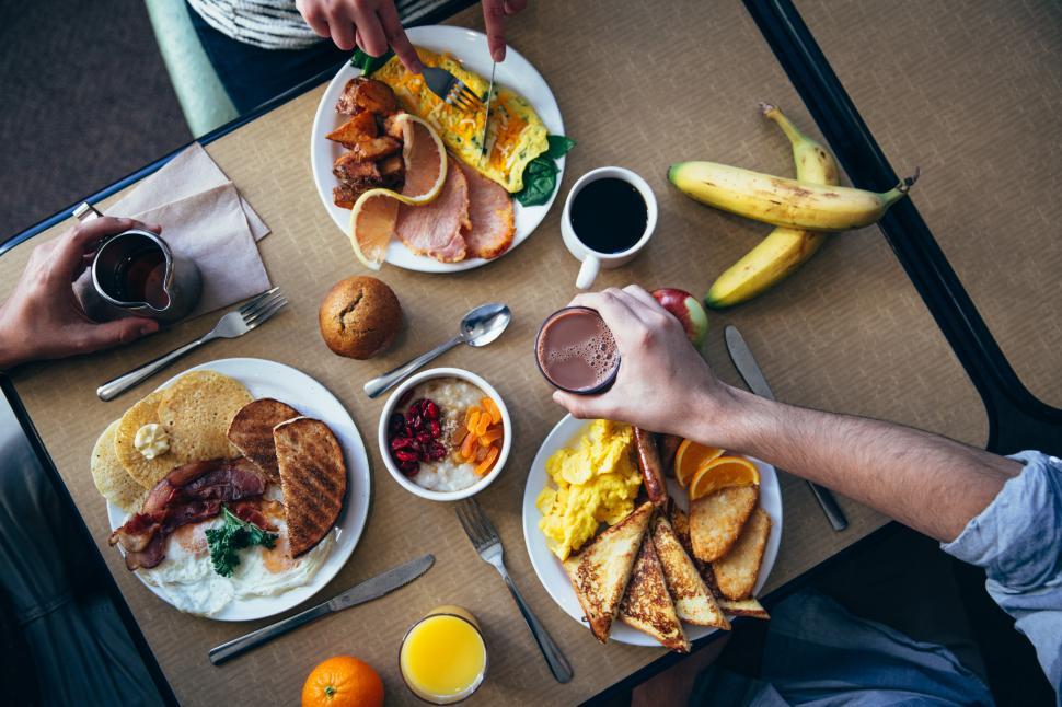 Free Image of Breakfast From Above 