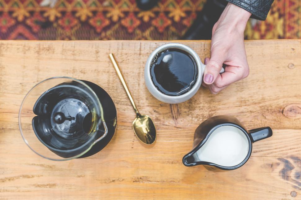 Free Image of Coffee From Above 