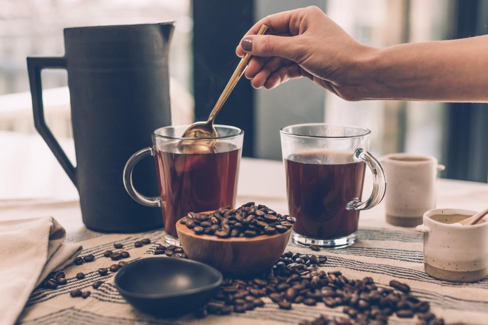Free Image of Making Coffee 