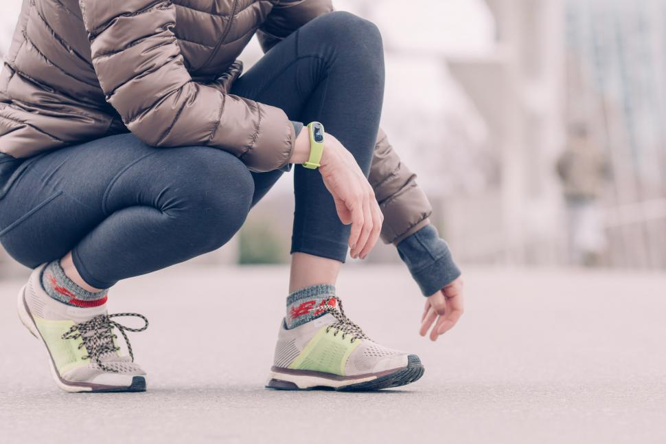 Free Image of Woman Wearing Athletic Leggings 