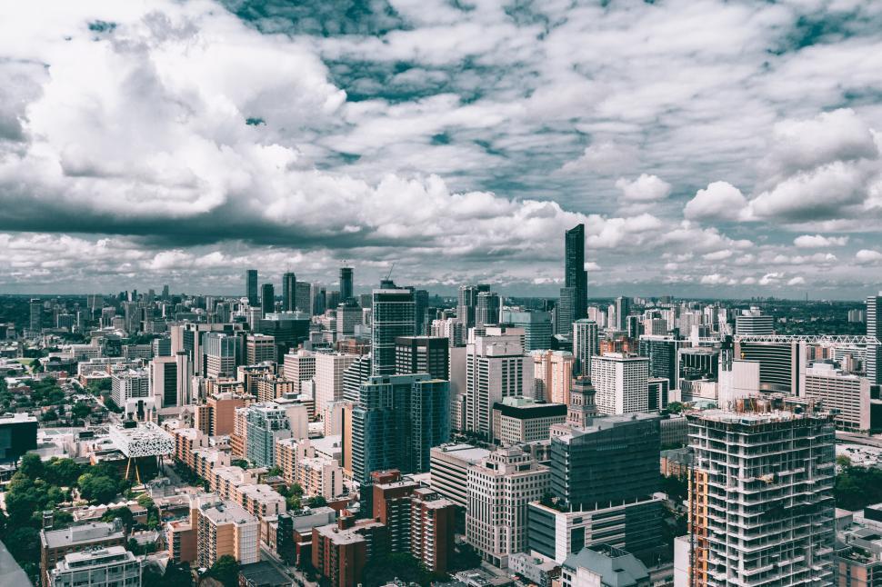 Free Image of Downtown City Skyline 
