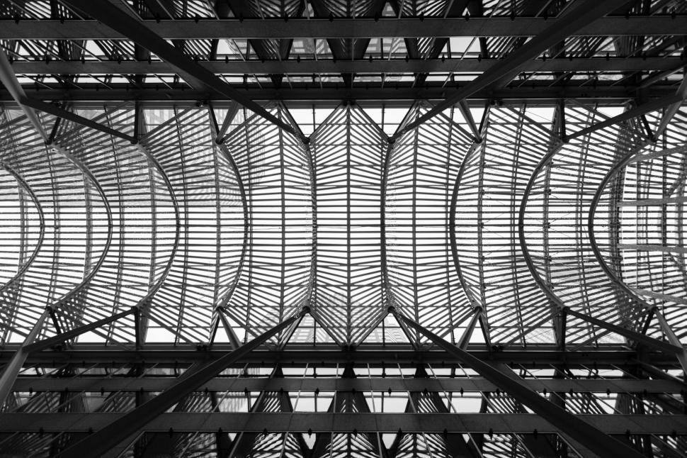 Free Image of Glass Patterned Roof 