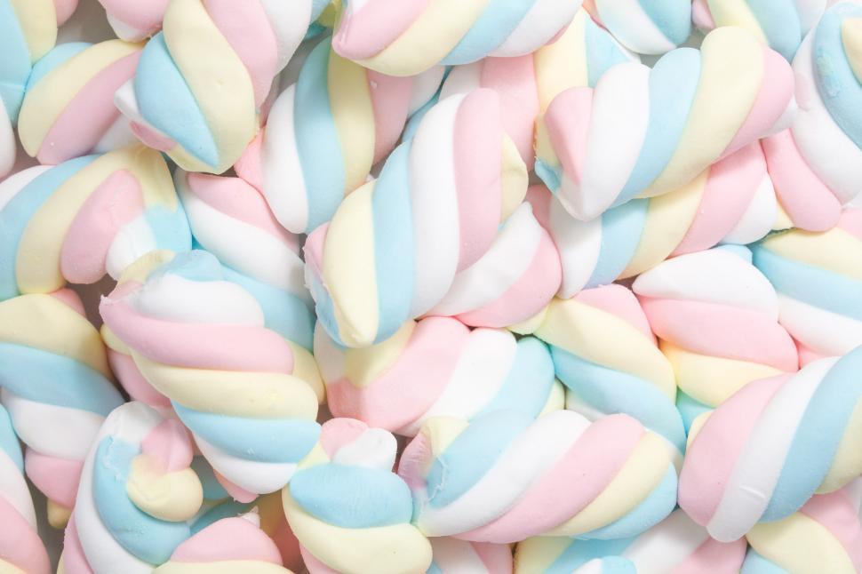 Free Image of Marshmallow Candy Texture 