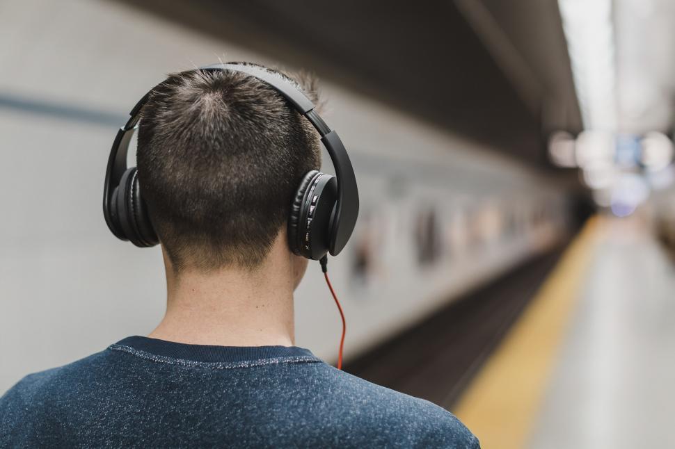 Free Image of Man In Subway Station 