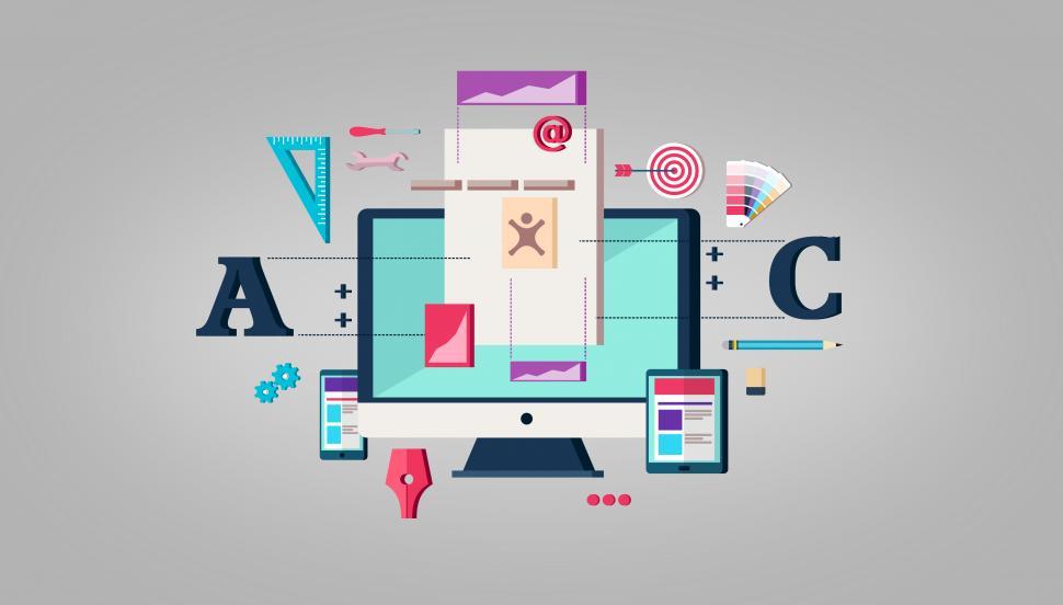 Free Image of Web Design - Website Layout - Illustration 