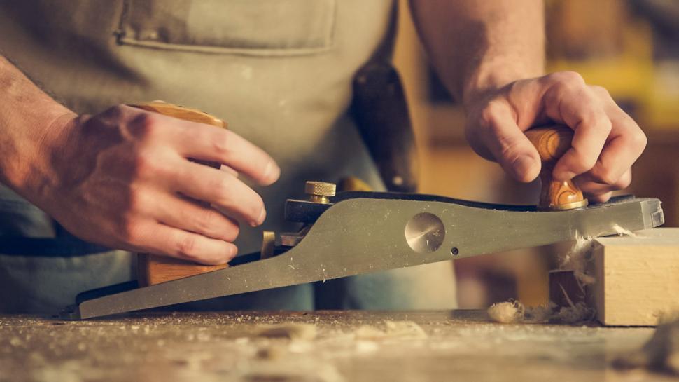 Free Image of Man Crafting Wood 