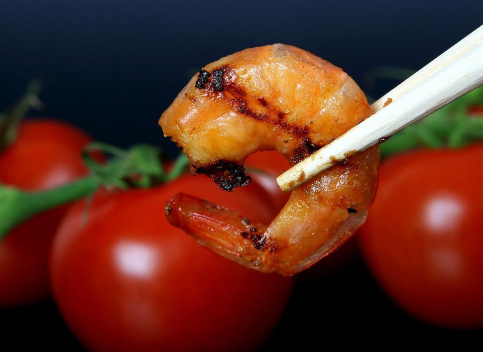 Free Image of Stick Embedded in Food 