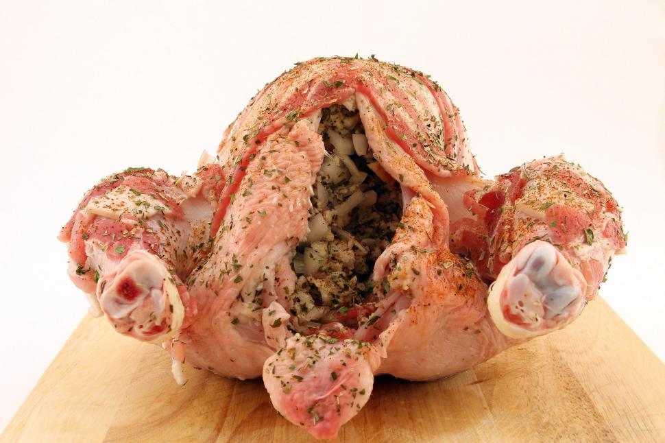 Free Image of Raw Meat on Cutting Board 