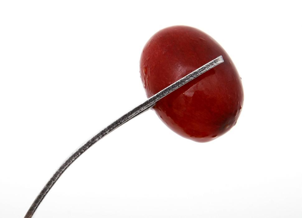 Free Image of Close Up of Metal Object on White Background 