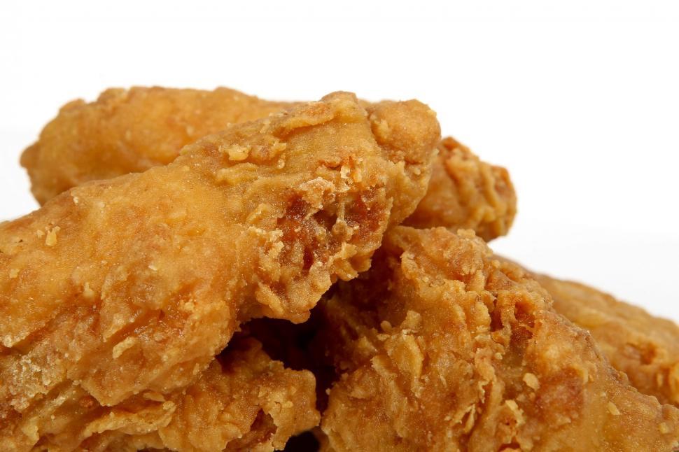Free Image of Pile of Fried Food on White Table 