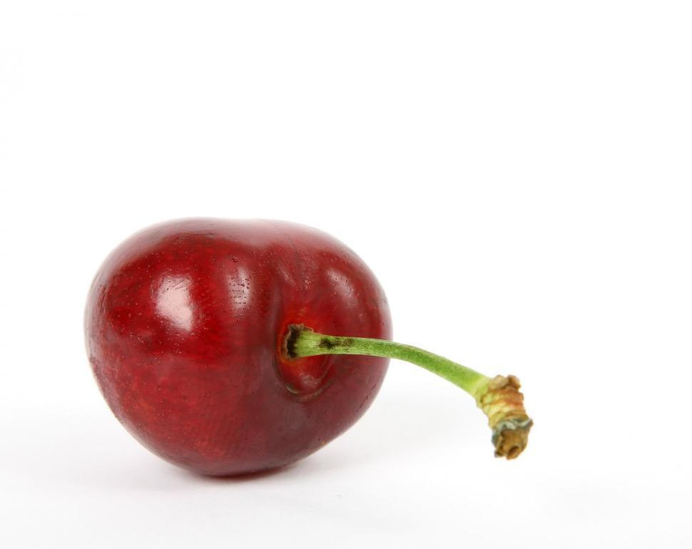 Free Image of Close Up of a Red Pepper on White Background 