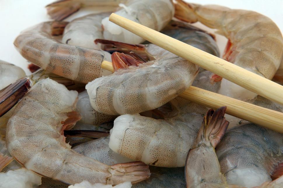 Free Image of Shrimp on Ice 