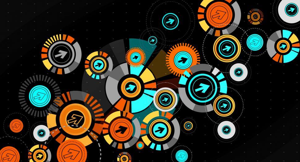 Free Image of The Way Forward - Abstract Background with Arrows 