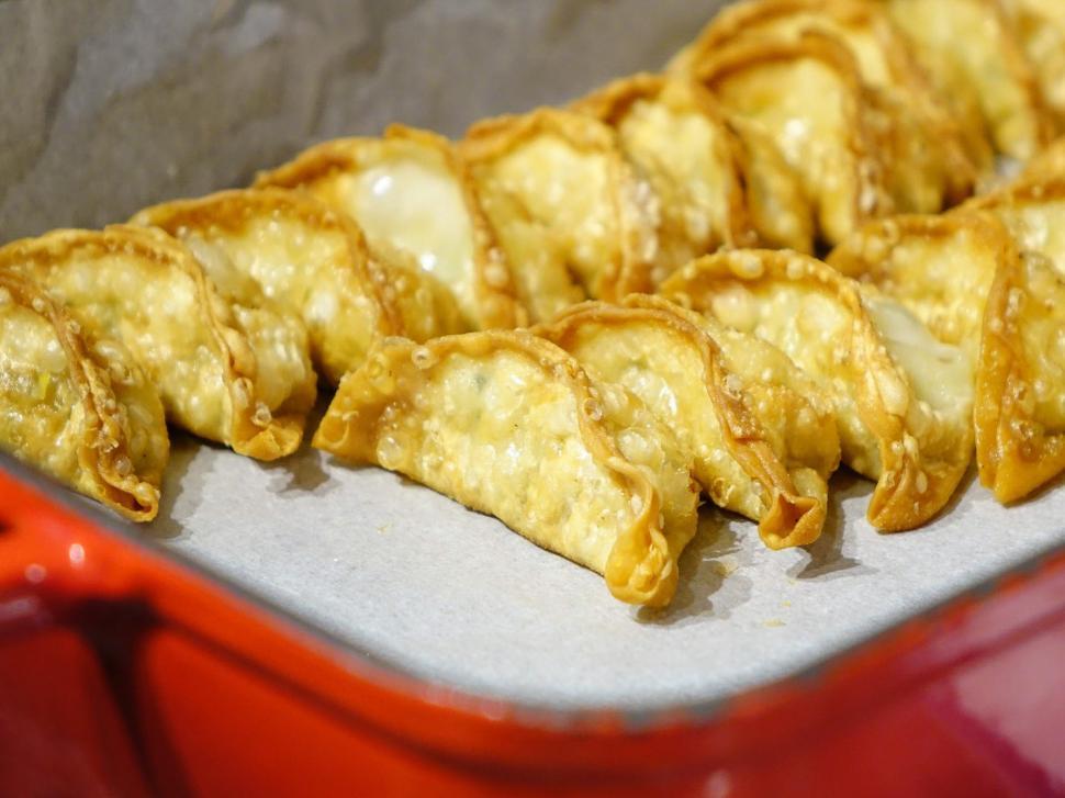 Free Image of Close Up of Food Cooking in a Pan 