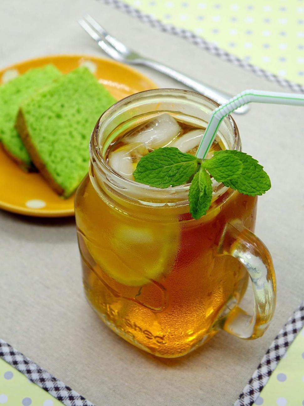 Free Image of A Cup of Tea and a Plate With a Sandwich 