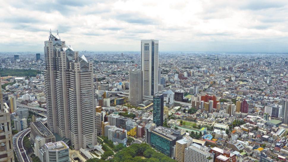 Free Image of Aerial View of a City With Tall Buildings 