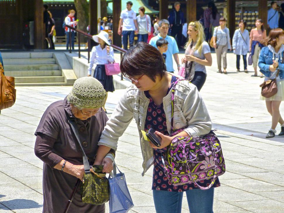 Free Image of Two Women Standing Together 