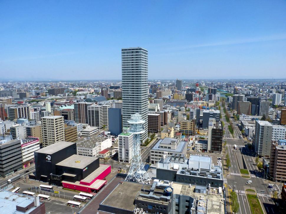 Free Image of Aerial View of City With Tall Buildings 