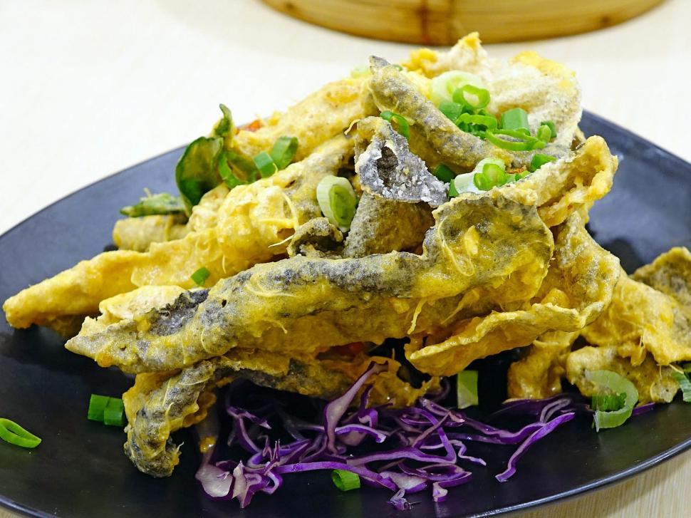 Free Image of Plate of Food on Table 