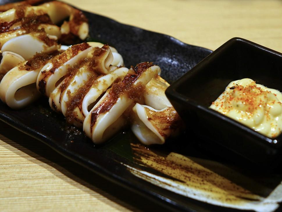 Free Image of Close Up of a Plate of Food on a Table 