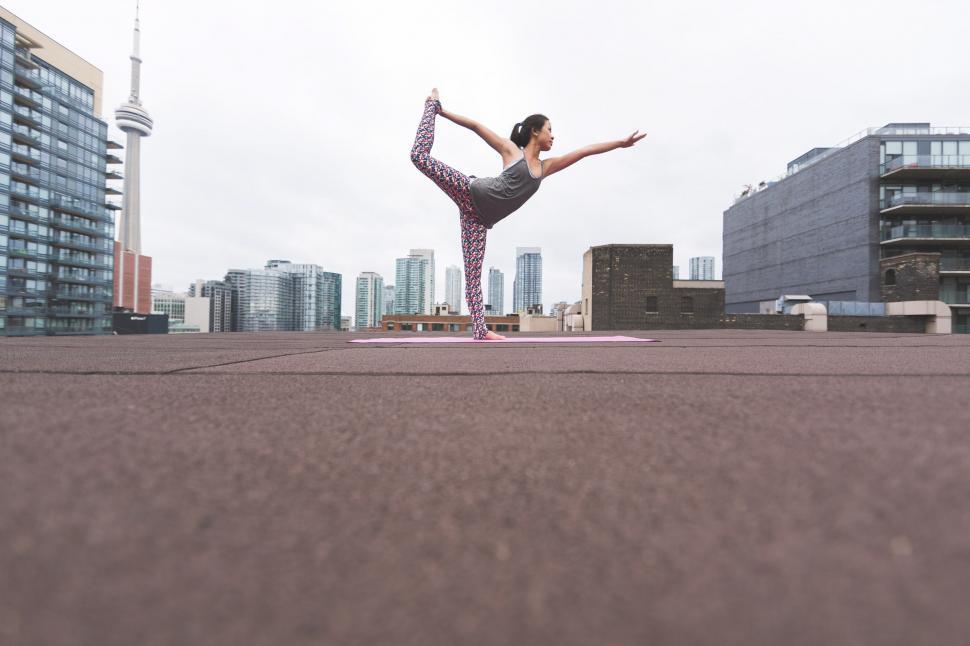 Free Image of Natarajasana Yoga Pose 