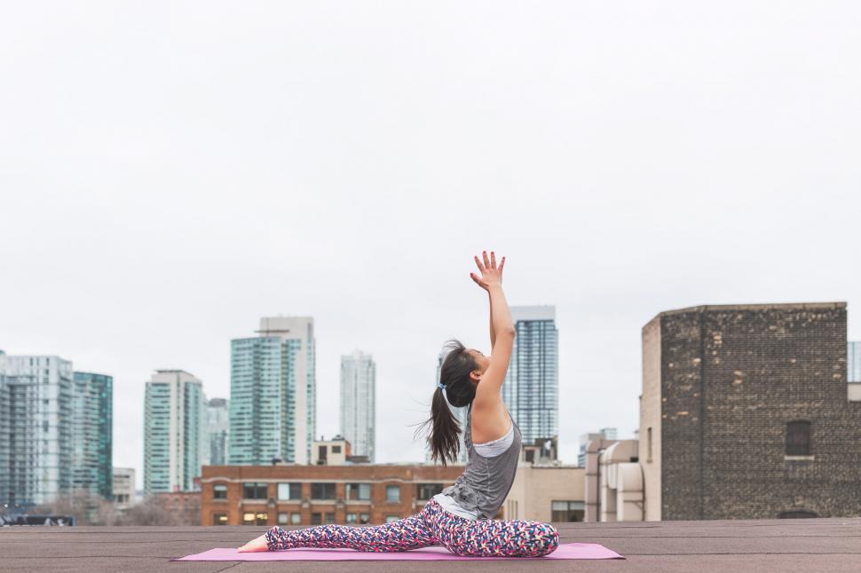 Free Image of Proud Pigeon Pose 