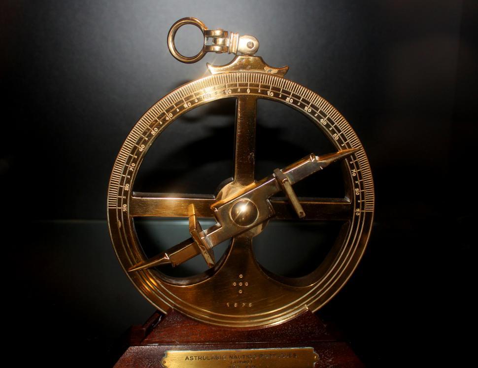 Free Image of 16th-Century Portuguese Nautical Astrolabe - European Age of Dis 