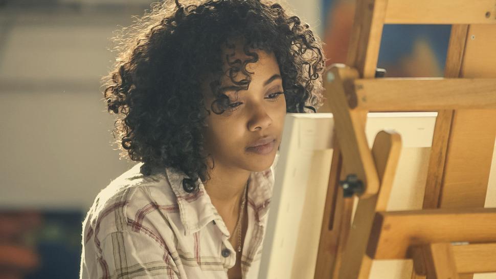 Free Image of Female Artist Closeup 