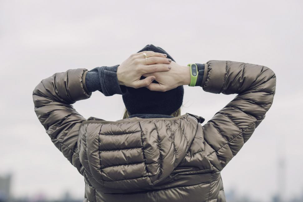 Free Image of Woman Wearing Winter Jacket 
