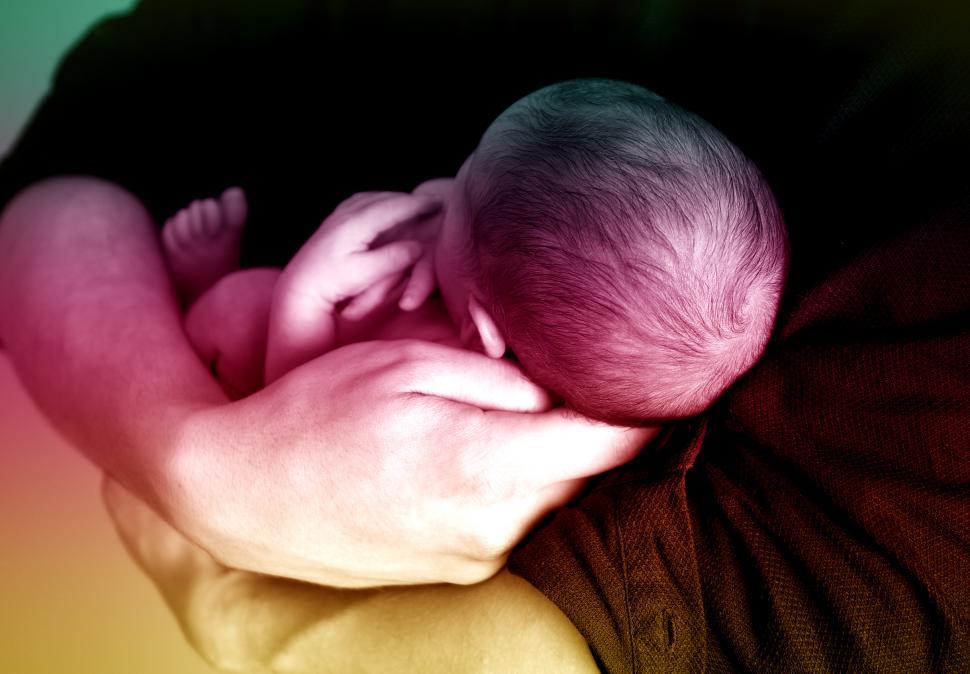 Free Image of Father Holding His Newborn Baby 