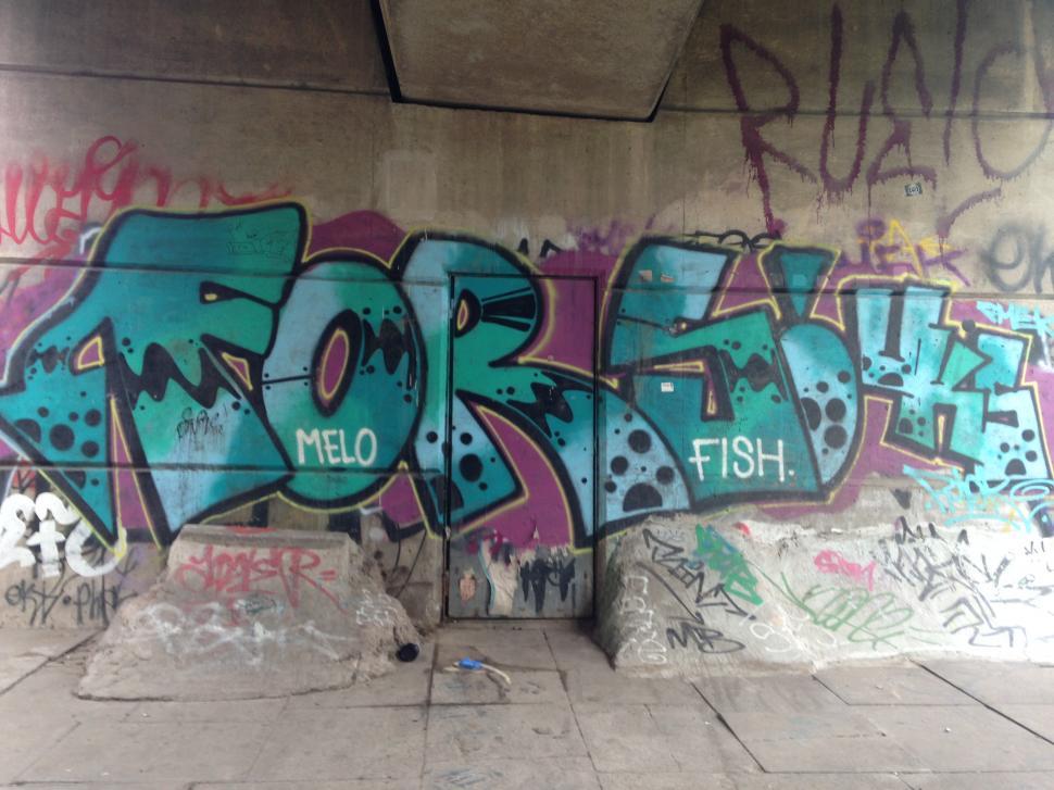 Free Image of Mancunian Way Graffiti  