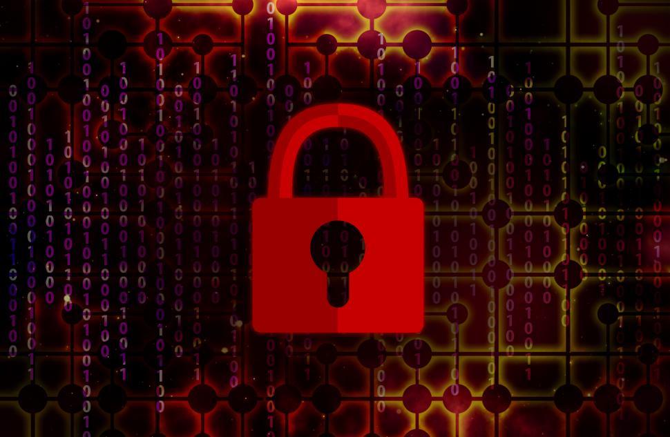 Free Image of Web Security Concept with Digital Padlock 