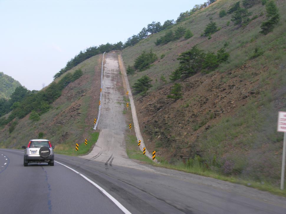 Free Image of Road runaway truck ramp 