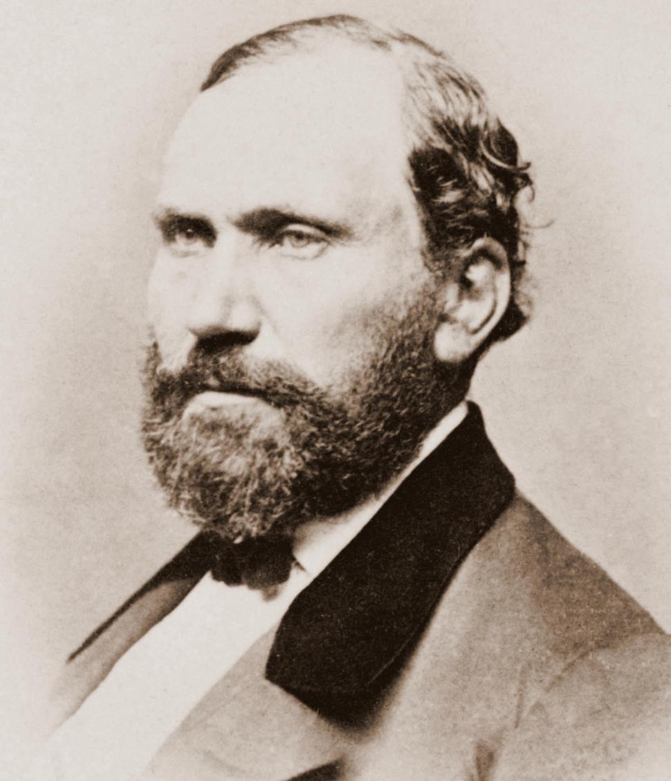 Free Image of Portrait of a Bearded Man in Black and White 